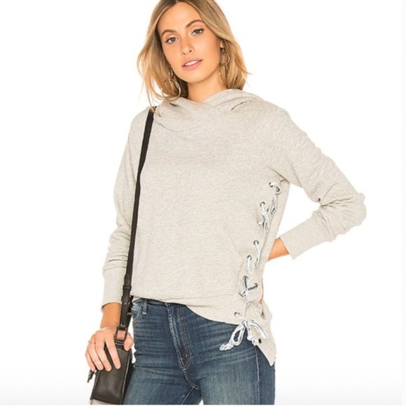 REVOLVE x NSF Strap Lace up hoodie